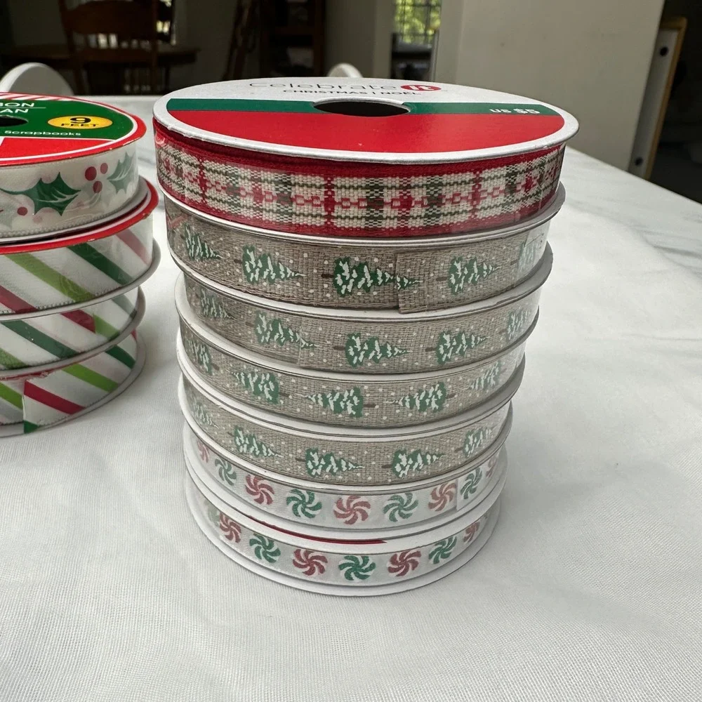 Celebrate It Christmas Noel Bundle Lot of 16 Rolls 3 Different Sizes NEW